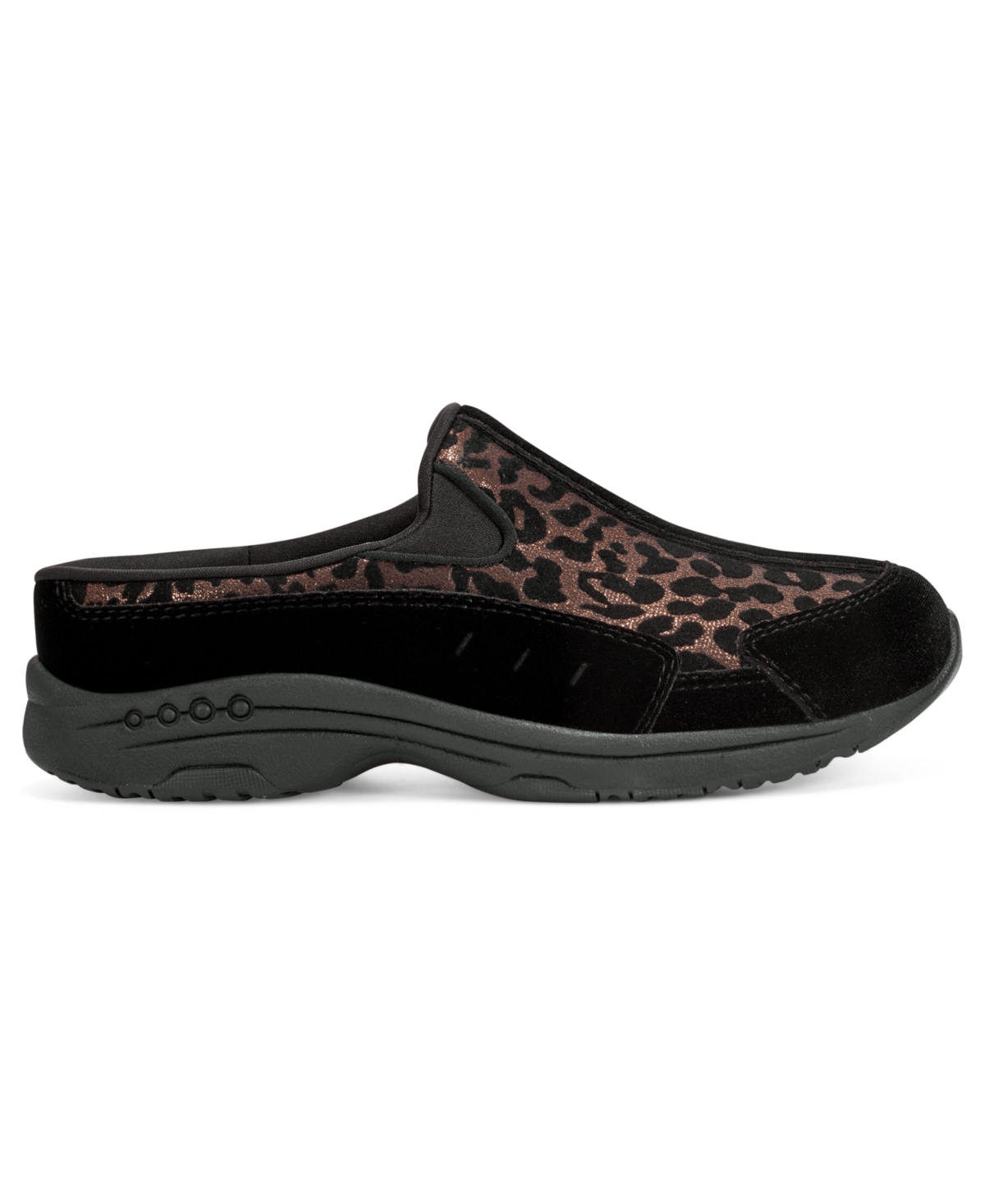 Easy Spirit Women's Traveltime Slip-on Mule Walking Sneakers In Black