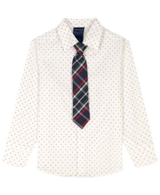 Boys' 2T-7 Shirt, Tie, Vest and Pants, 4-Piece Set