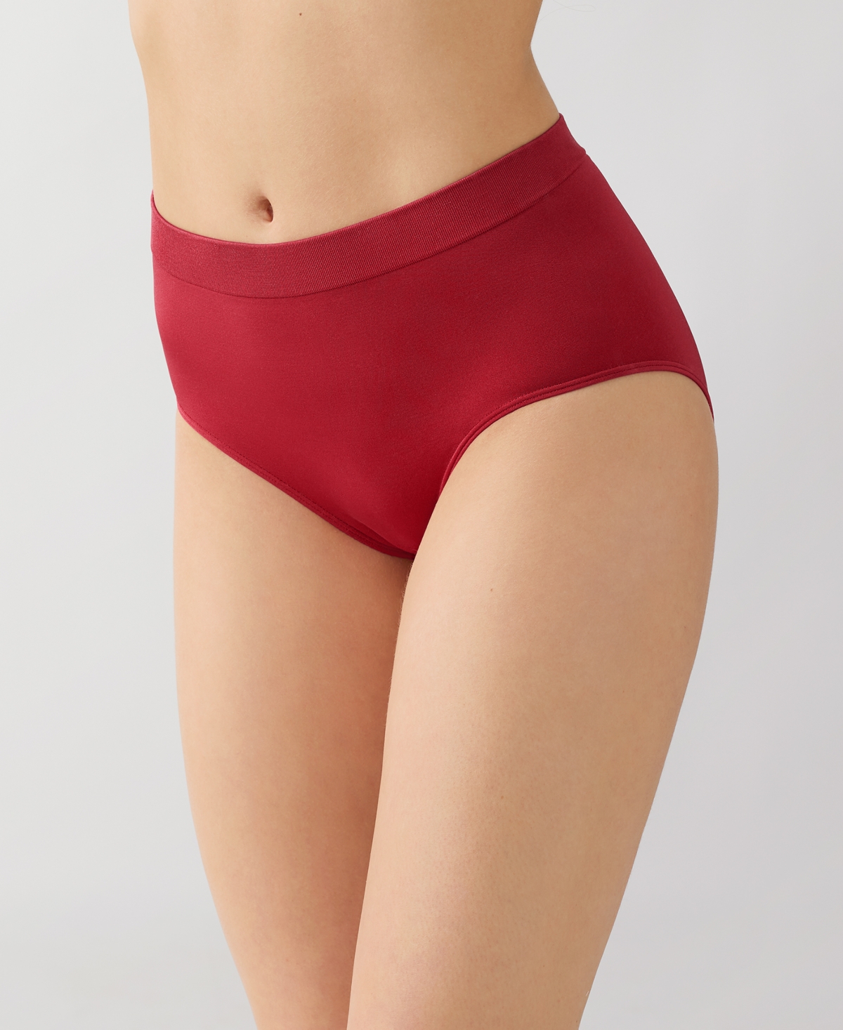 Wacoal B-smooth Briefs In Burgundy