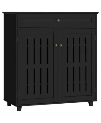 4-Tier Adjustable Shoe Storage Cabinet with 1 Drawer