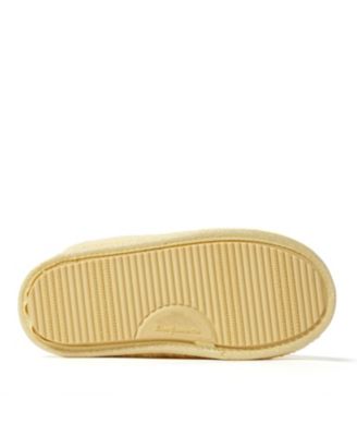Women's Yellow Sun Teddy Scuff Slipper