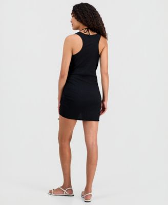 Juniors' Front-Ruched Cover-Up Tank Dress, Macy's Exclusive