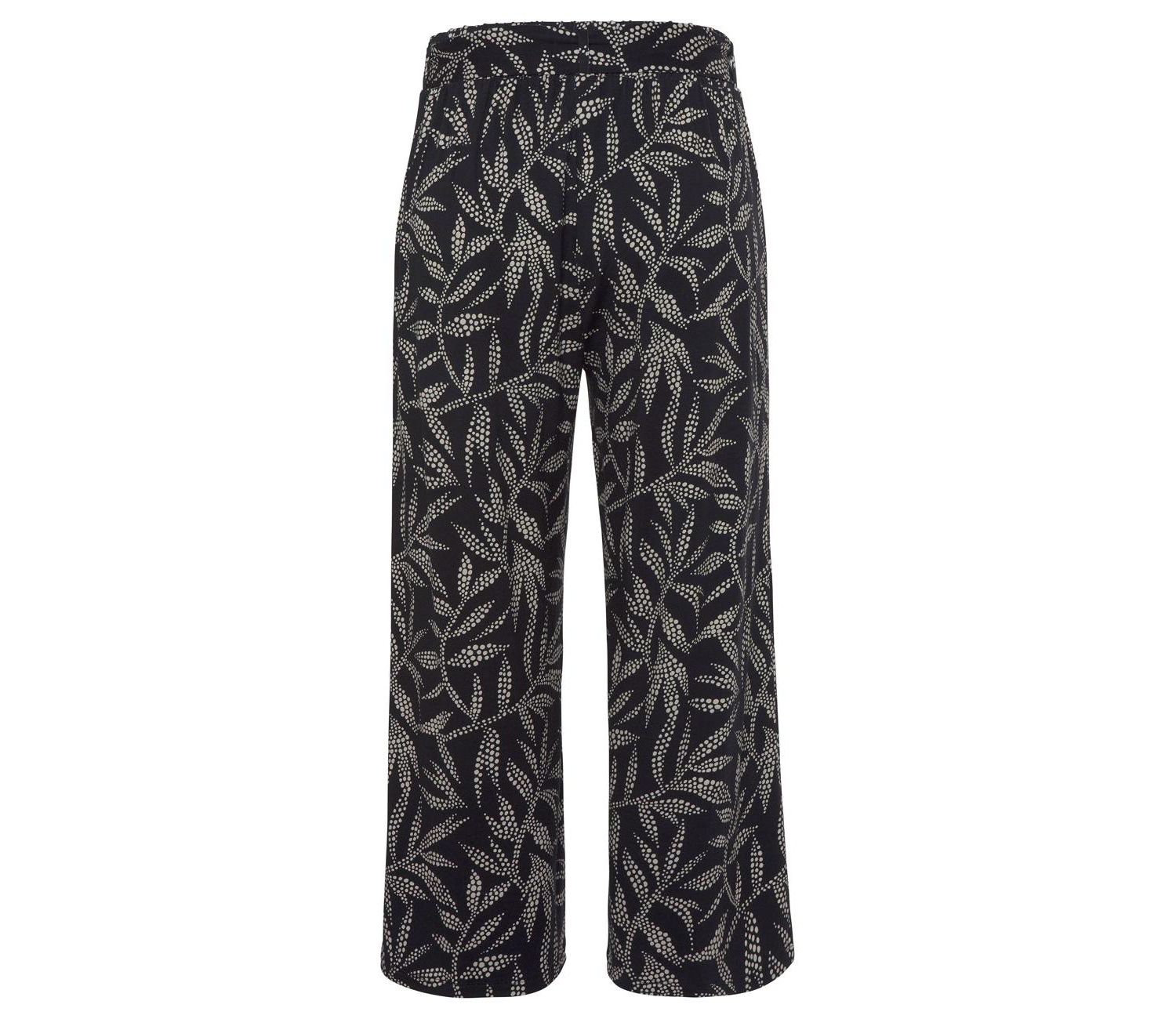 Women's Viscose Printed Culottes High-Waist Pants