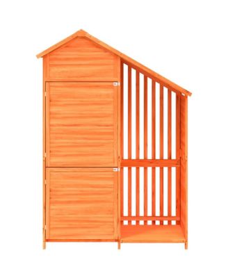Garden Tool Shed Brown Solid pine wood, Plywood Medium