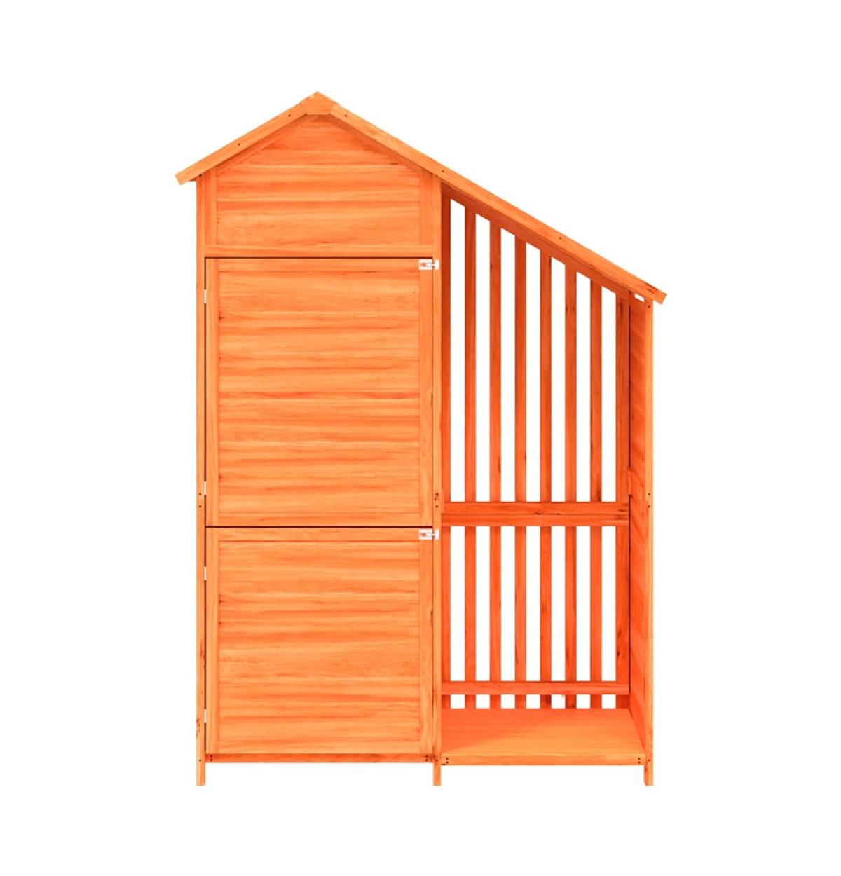 Garden Tool Shed Brown Solid pine wood, Plywood Medium