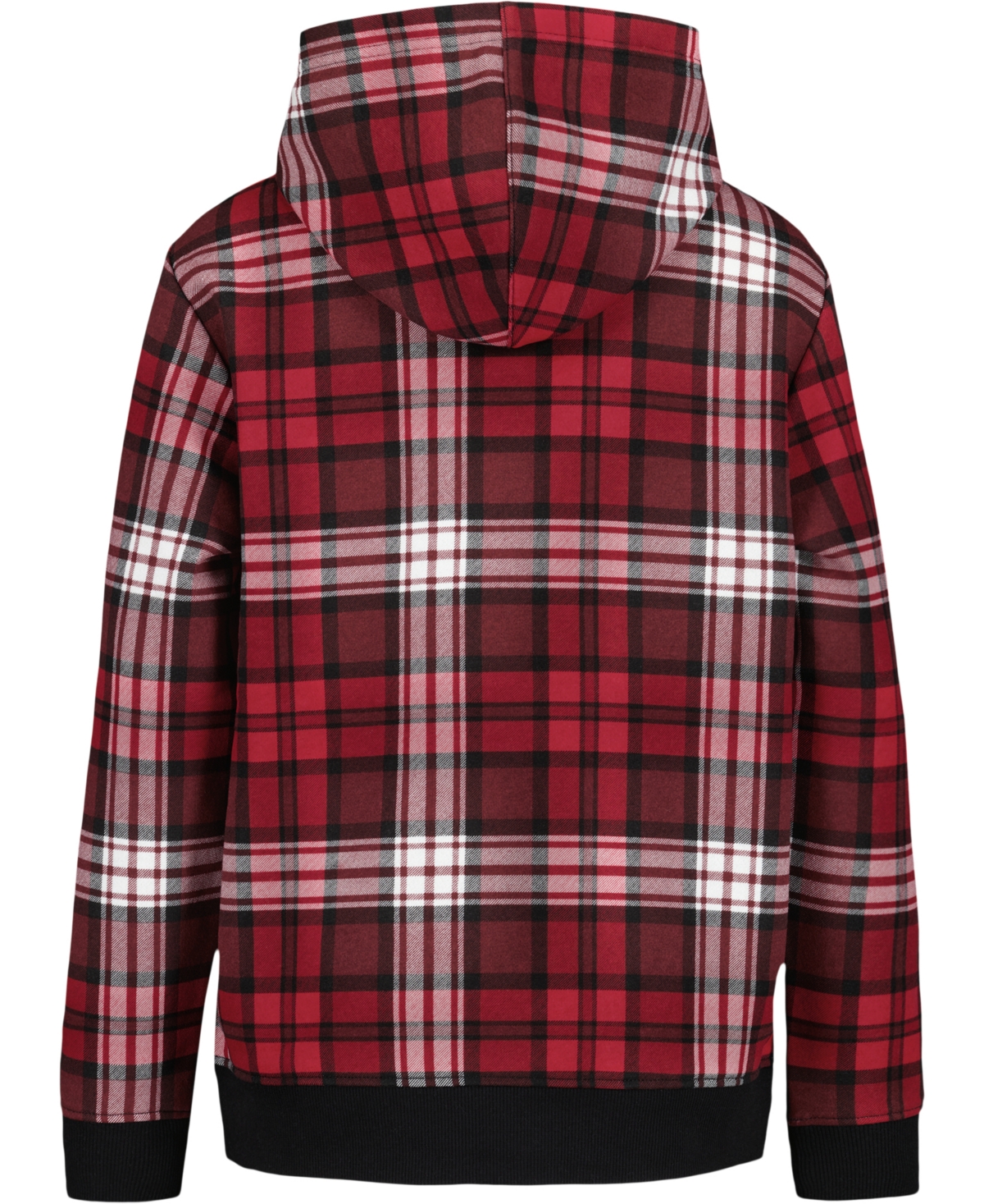 Tommy Hilfiger Boys 5-18 Monogram Applique Detail Sweatshirt In Burgundy