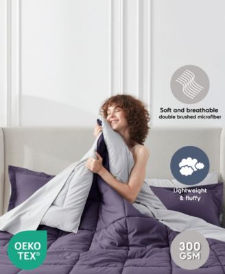 Luxury Soft Reversible 7-Pc. Comforter Set, Queen