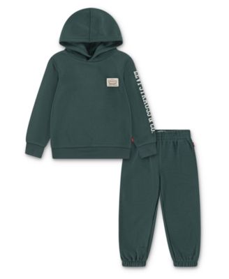 Boys' Toddler 2T-4T Patch Long-Sleeve Hoodie and Joggers, 2-Piece Set