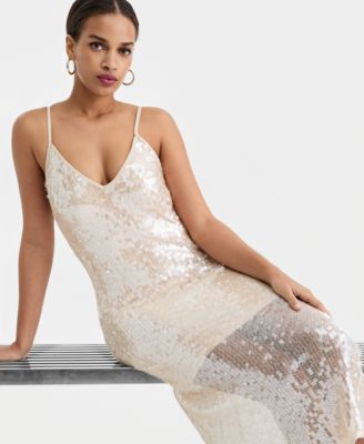 Women's Sequin Bodycon Midi Dress, Macy's Exclusive