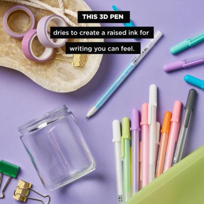 16-Piece Souffle Cube Collection 3-D Opaque Ink Pen Set