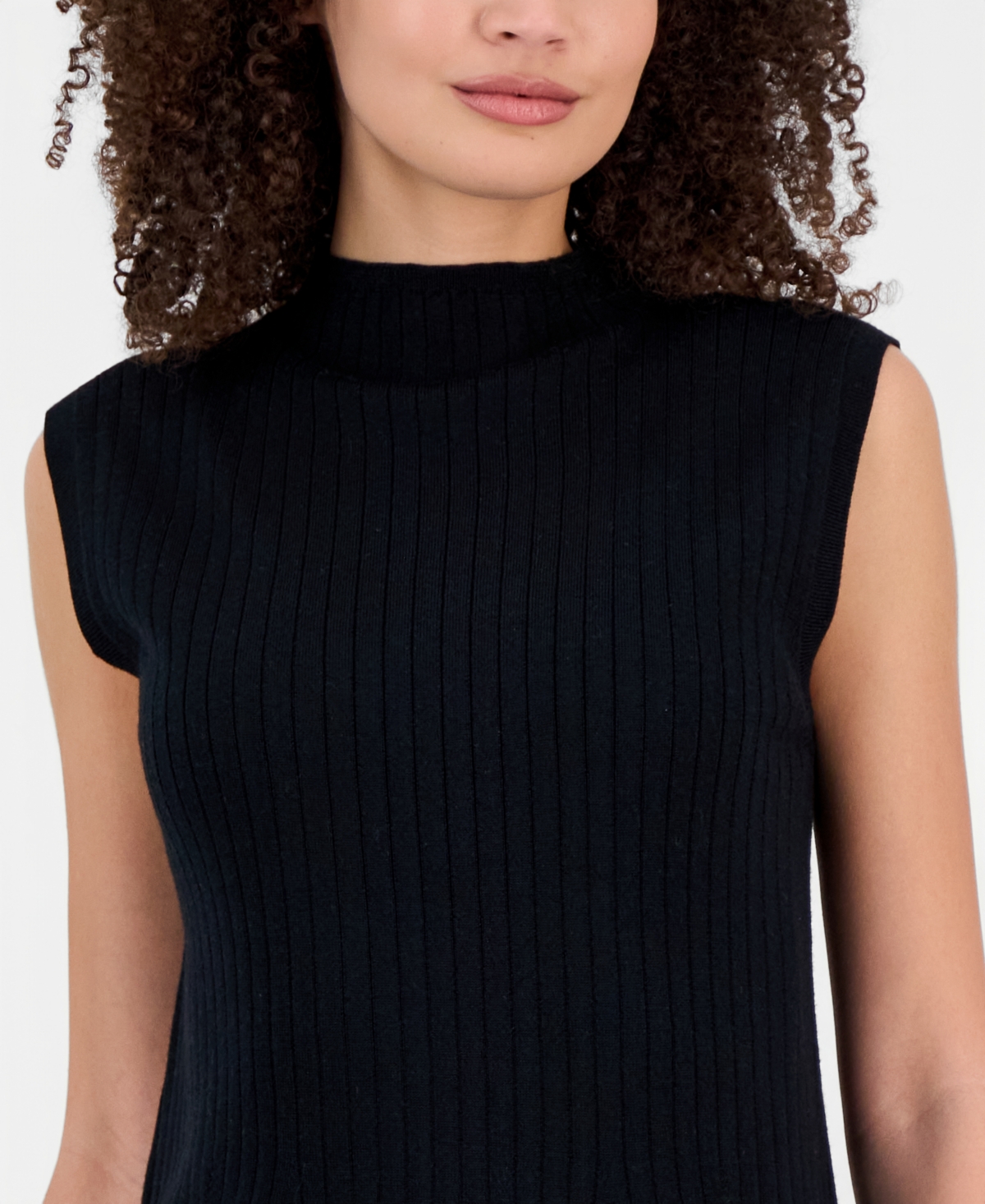 Anne Klein Women's Ribbed Knit Sleeveless Sweater