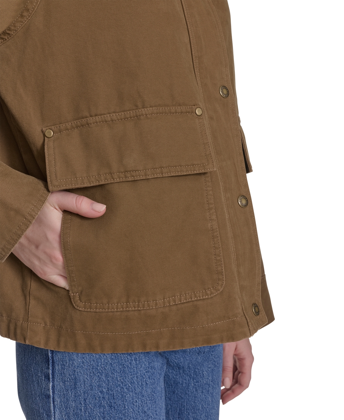 Levi's Women's Regular Short Cotton Barn Jacket In Brown