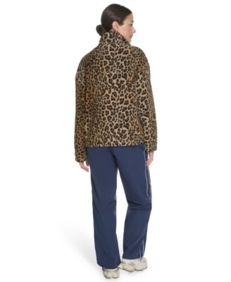 Women's Regular Stand Collar Sherpa Teddy Jacket