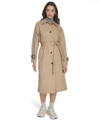 Women's Regular Single Breasted Trench Coat