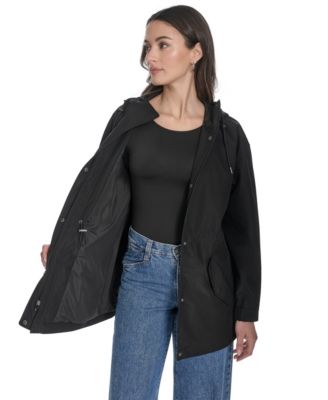 Women's Regular Raglan Sleeve Rain Parka Jacket