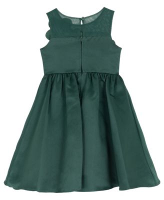 Girls' 2T-6X 3D Flower Applique Dress