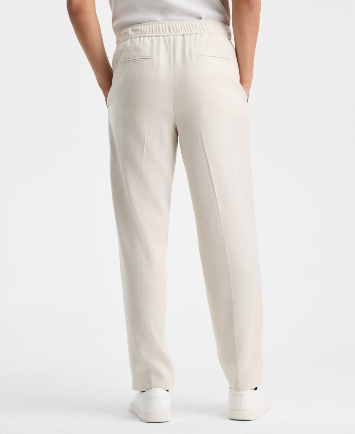 Alfani Men's Brushed Suit Pants, Macy's Exclusive In Neutral
