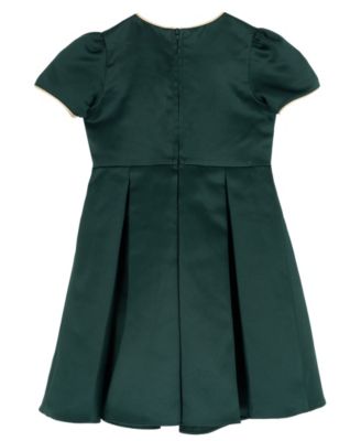 Girls' 2T-6X Bow Detail Dress