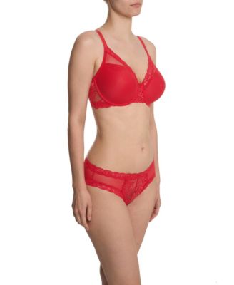 Women's Feathers Full Figure Contour Underwire Bra 741299