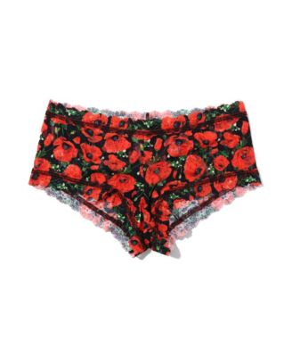 Women's Printed Signature Lace Boyshort