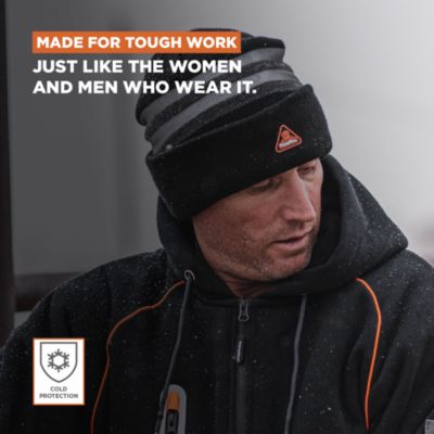 Men's PolarForce Insulated Reflective Cap - Warm Winter Headwear for Extreme Cold, High Visibility