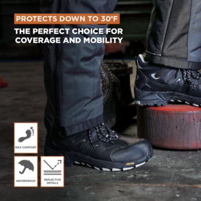 Men's Crossover Hiker Boot Waterproof Work Boots, Lightweight & Slip-Resistant, Freezing Temps Comfort