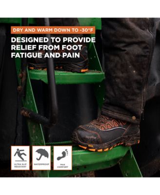 Men's PolarForce Hiker Boot - Waterproof, Insulated Work Boots for Extreme Cold Weather with ASTM Safety Toe