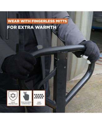 Men's Touchscreen Gloves - Warm & Durable with Conductive Fingertips