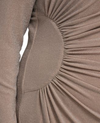 Plus Size Shirred Waist Sheath Dress