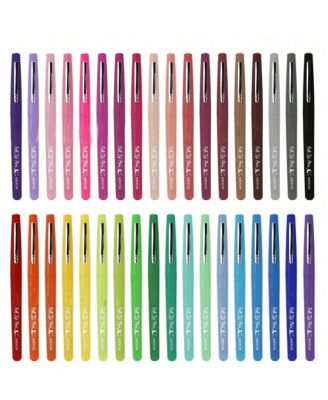 10 Pcs Felt Tip Pens, Assorted Colors, For Journaling, Writing, Note Taking, Planner Coloring, Great For Art Office And School Supplies