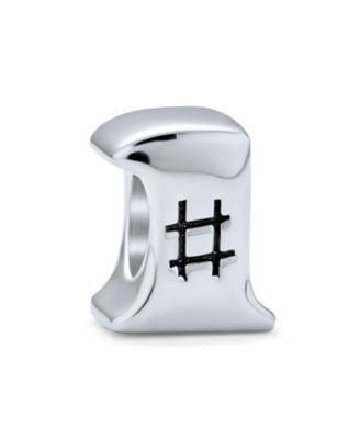 Set of 2 Winner First Place #1 & Best Friends Forever BFF Charm Bead Sterling Silver