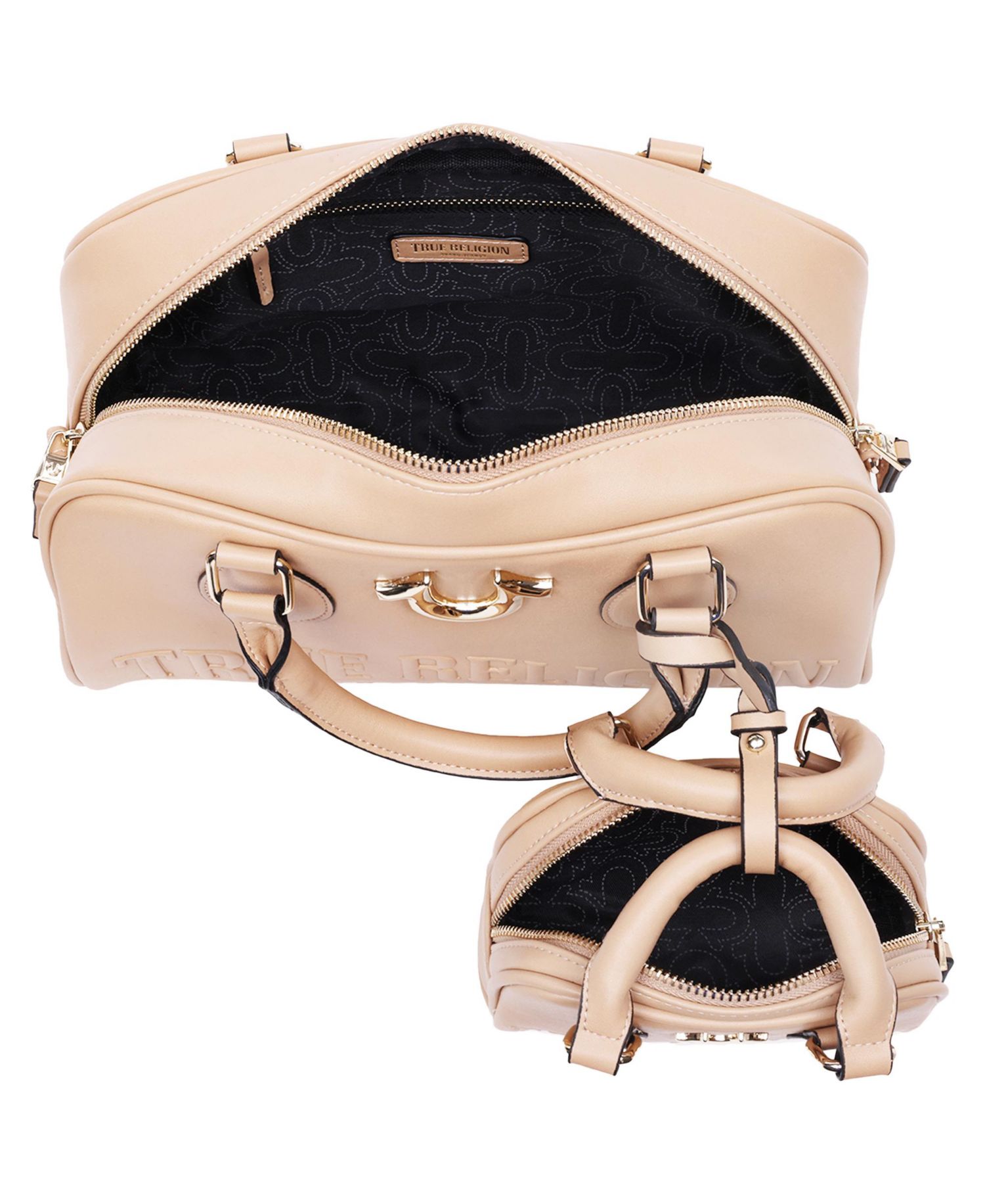Logo Satchel with Matching Mini Bag