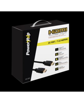 Power It Up 25 ft. HDMI v2.0 Cable with Ethernet (2-Pack)