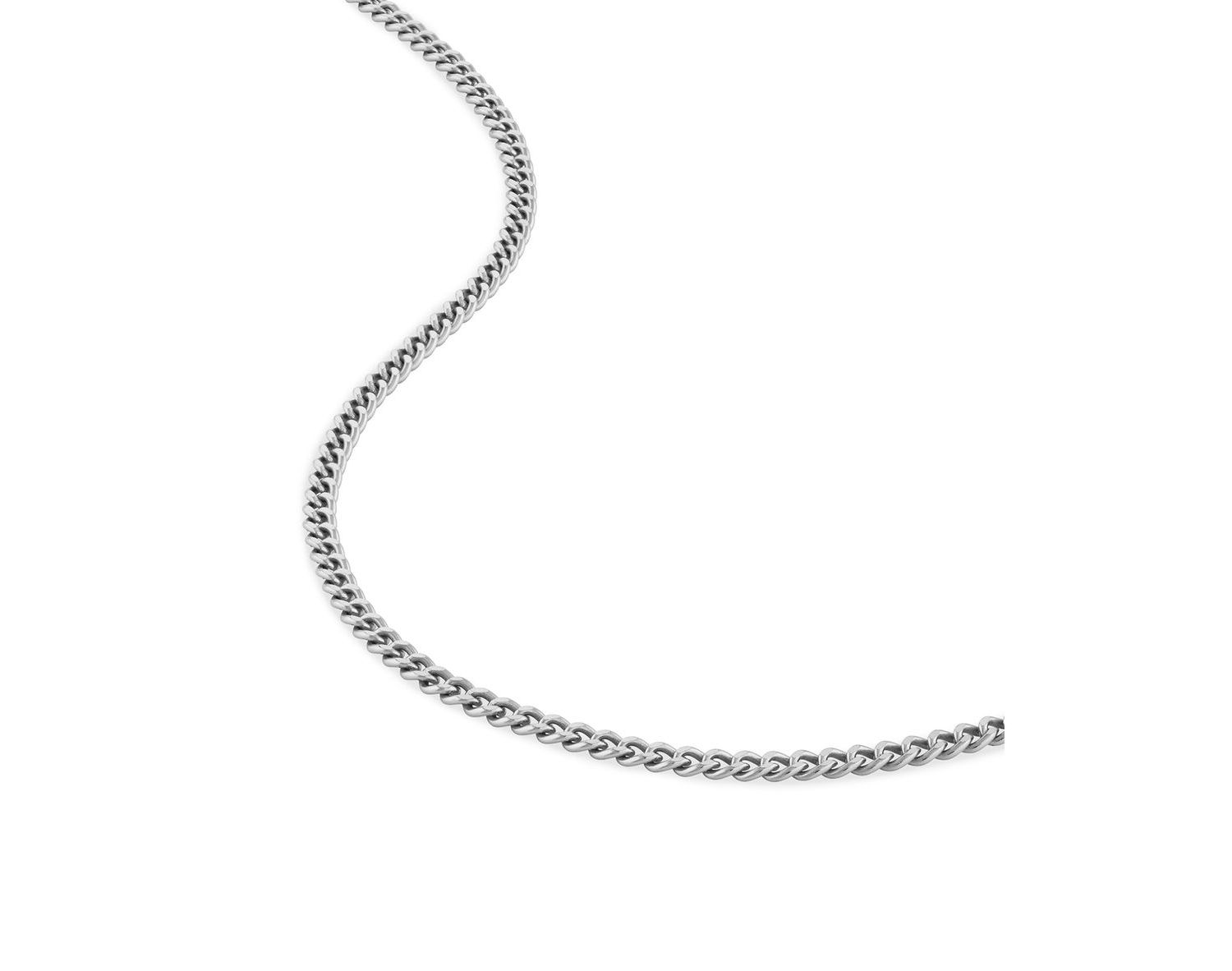 Men's Cuban Chain Curb Link Necklace 24"