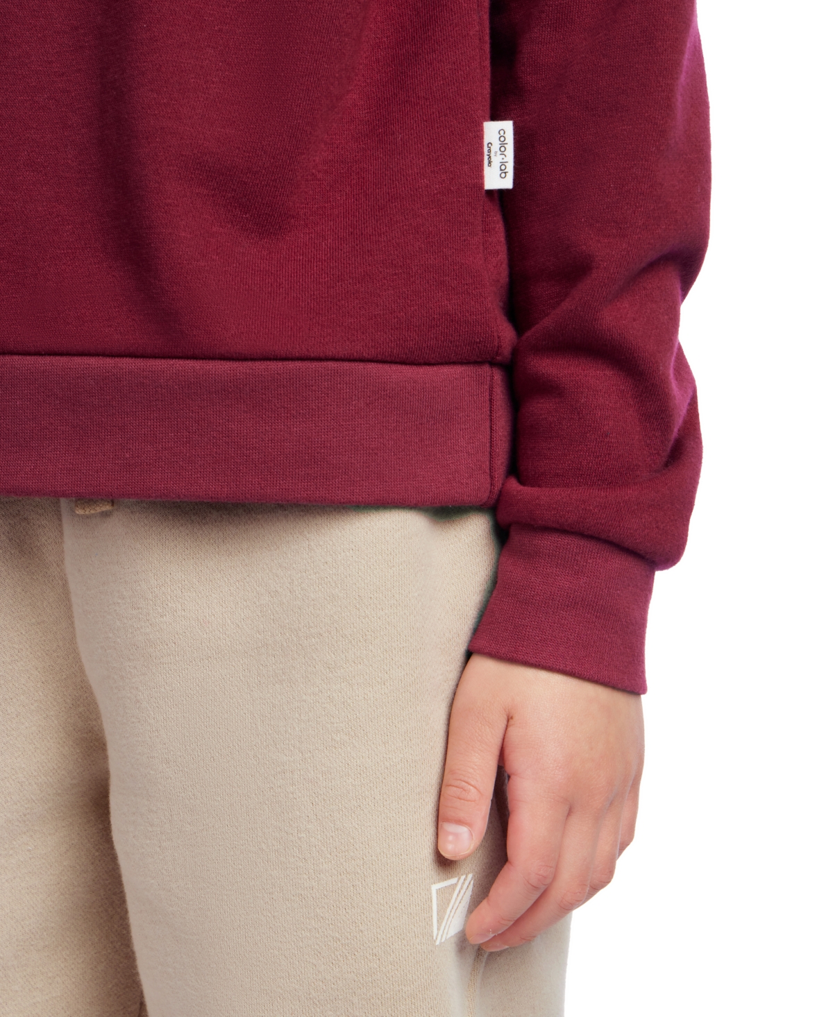 Color Lab Boys 3t-6x Graphic Print Crewneck Sweatshirt In Red