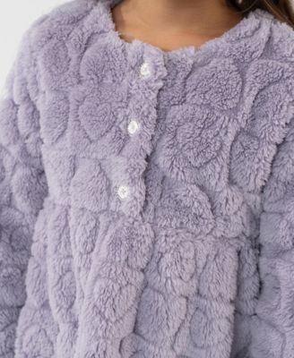 Girls' 2T-6X Heart Pattern Top and Solid Leggings, 2-Piece Set