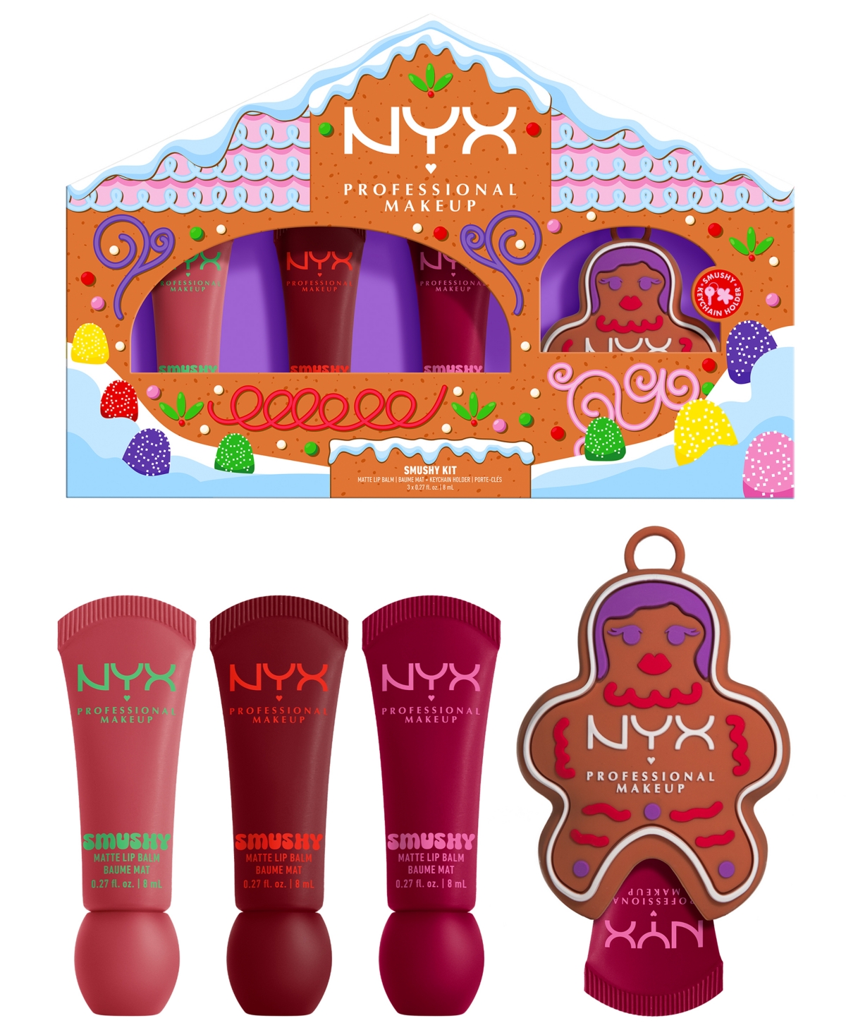 Nyx Professional Makeup 3-pc. Holiday Smushy Lip Balm Gift Set