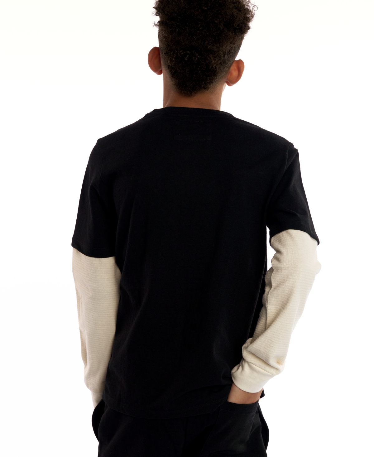Sovereign Code Boys 5-20 Harper Twofer Graphic Layered T-Shirt