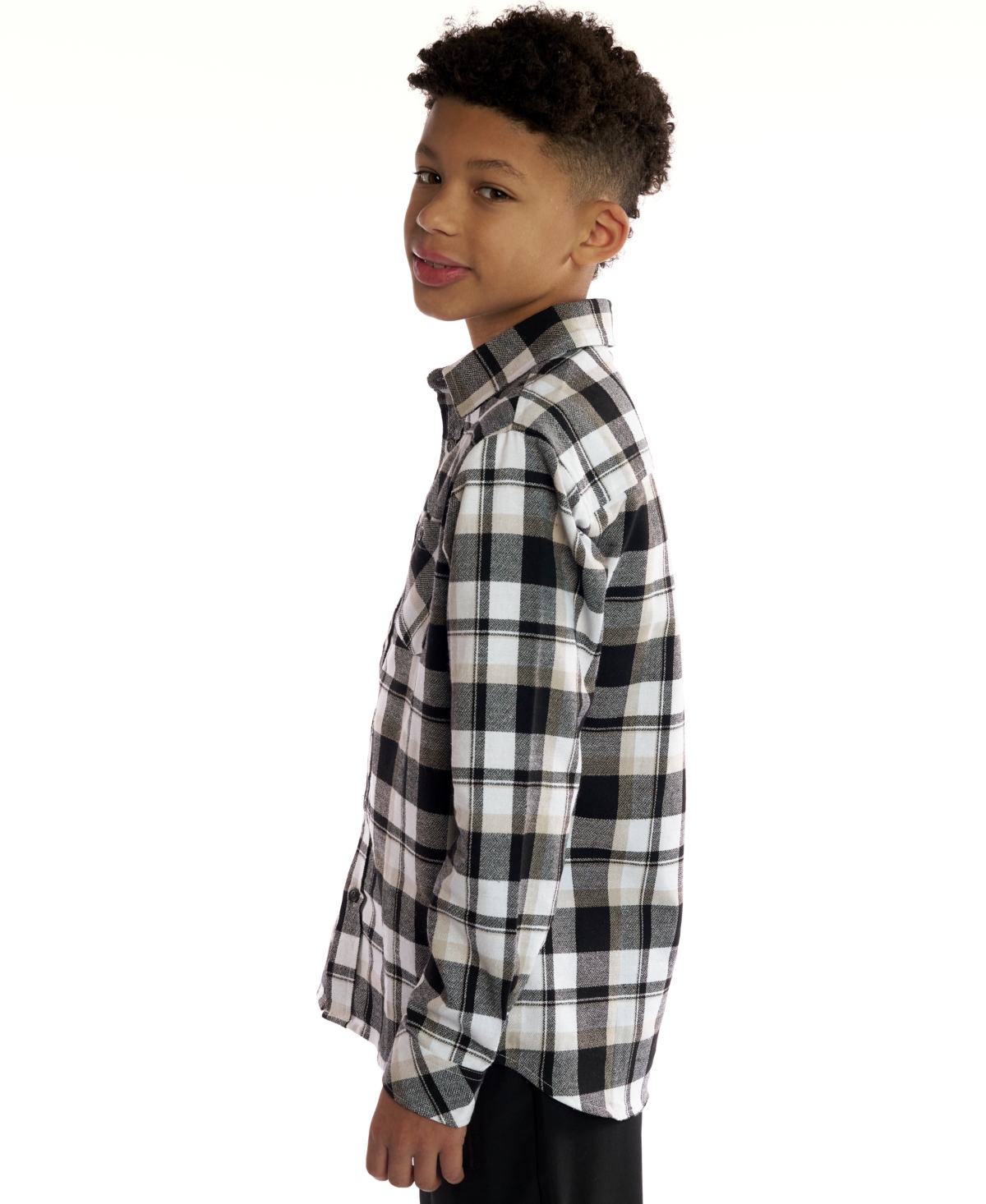 Sovereign Code Boys 5-20 Dixon Plaid Long Sleeves Shirt In Multi