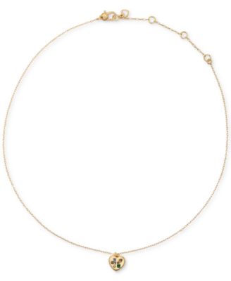 Cubic Zirconia Self-Love Club Pendant Necklace