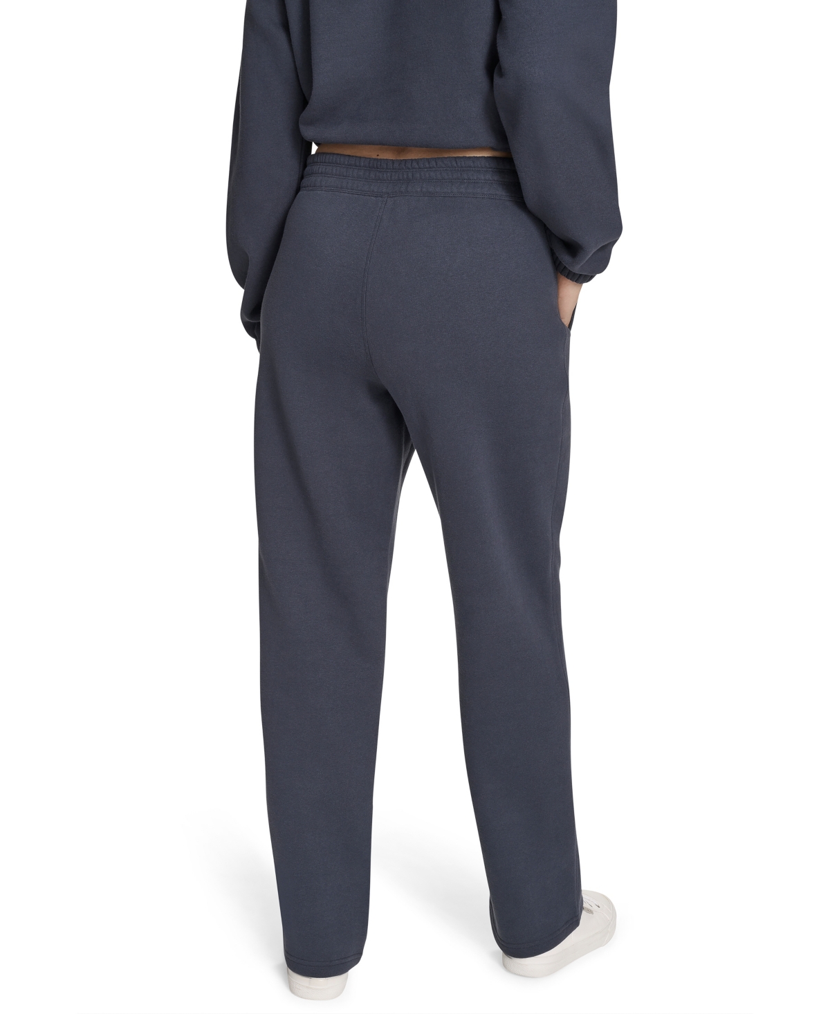 Calvin Klein Performance Women's High-waist Straight-leg Sweatpants In Blue