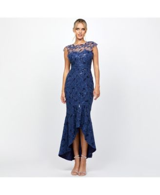 Women's Phoebe Cap Sleeve Hi Lo Dress