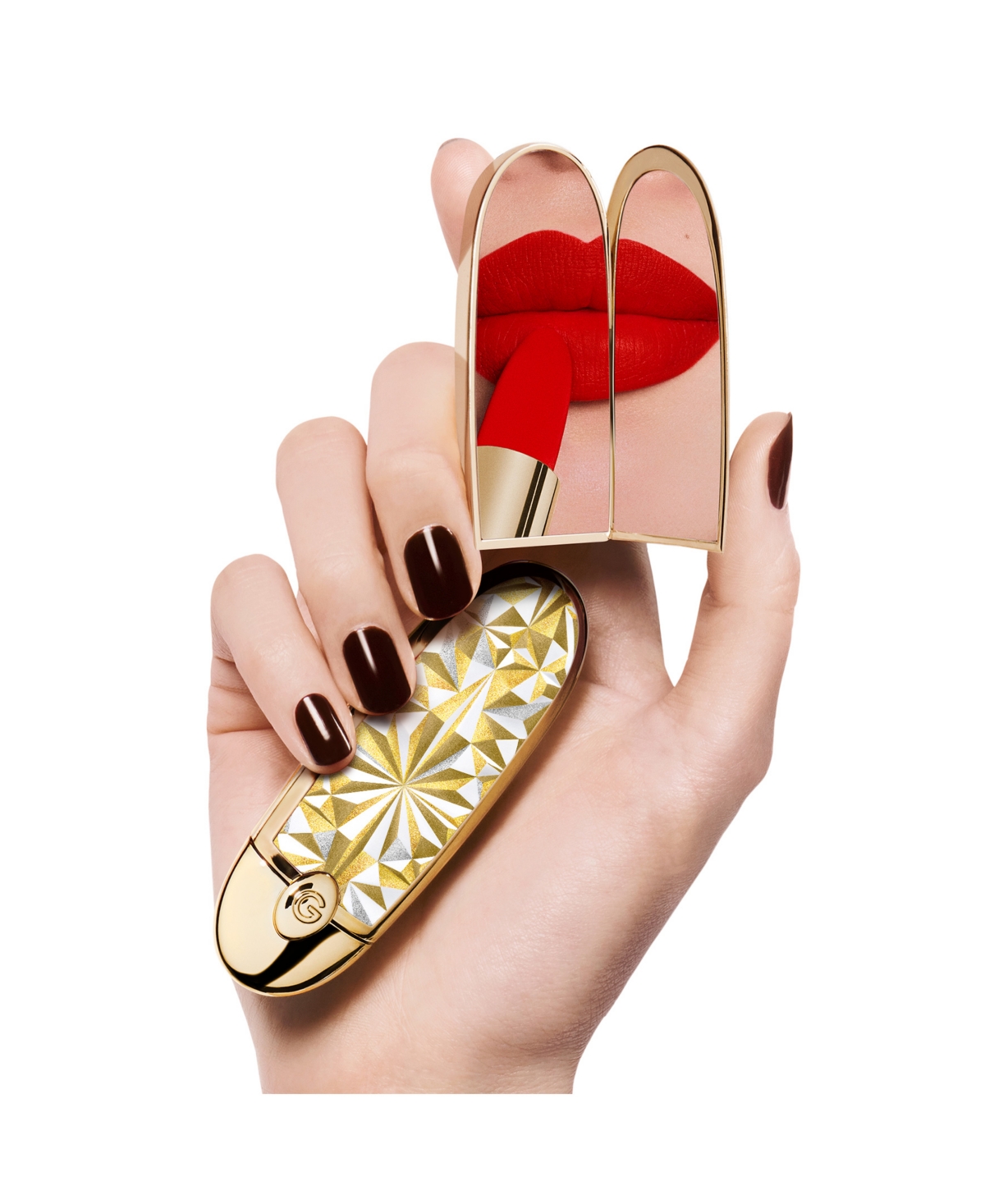 Guerlain Holiday Limited Edition Rouge G Customizable Lipstick Case In Transparent