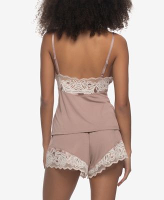 Women's Regular Amelie Jersey Vintage Lace Cami with Shorts