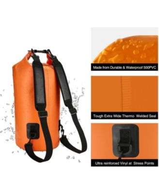 Dry Bag, Waterproof Floating Backpack 5L/10L/20L/30L/40L with Waterproof Phone Case for Boating, Kayaking, Fishing