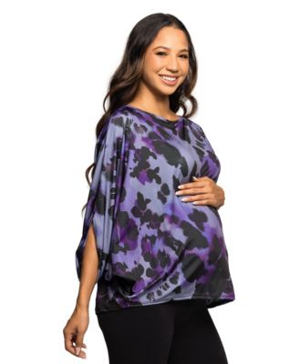Women's Maternity Boat Neck Top