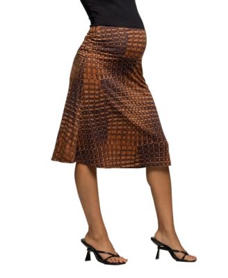 Women's Maternity Knee Length Skirt