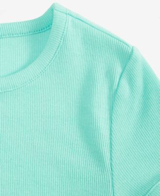 Little & Big Girls Rib Baby Tee, Exclusively at Macy's 