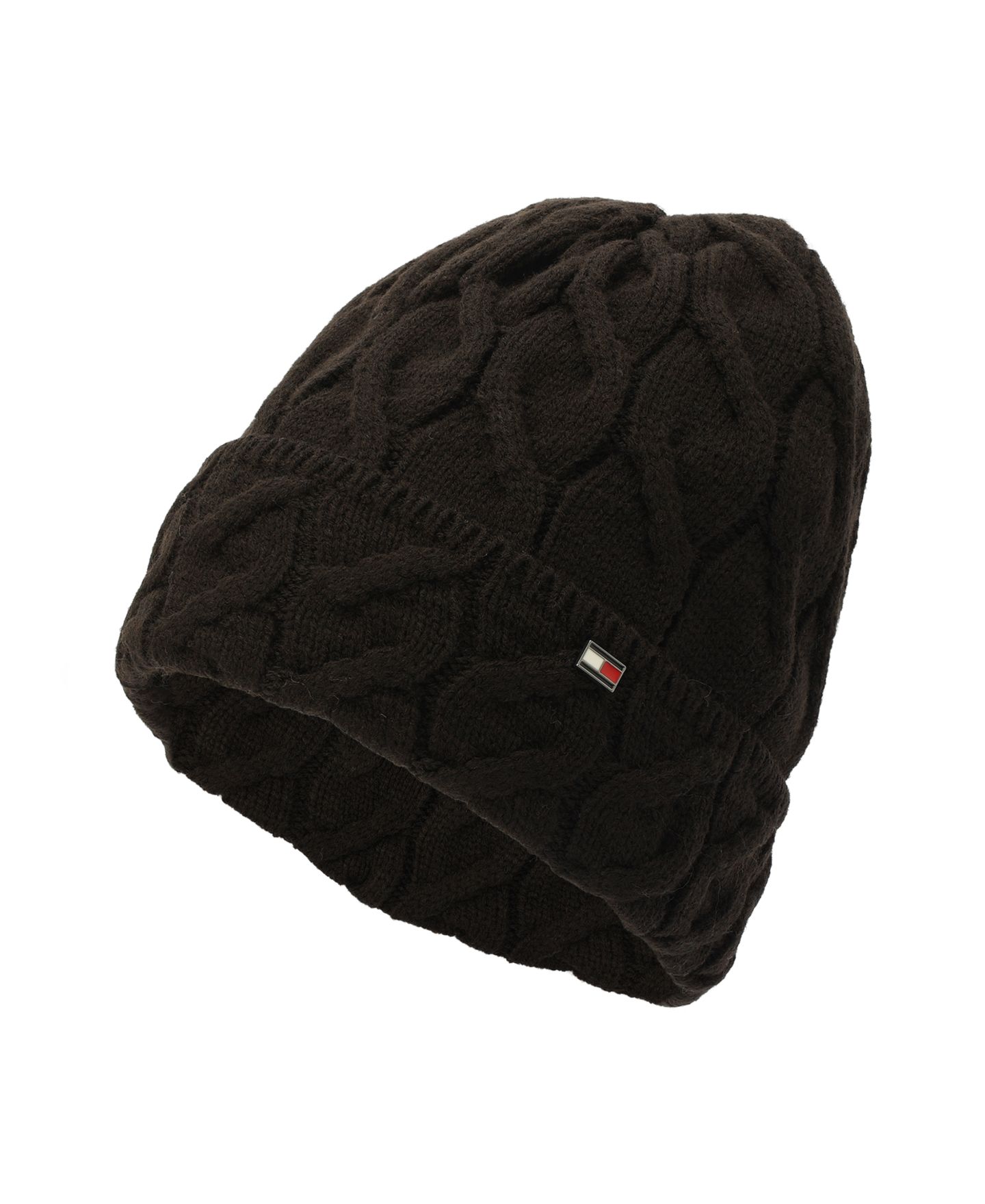 Мужской головной убор Tommy Hilfiger Wide Cable Cuff Hat, цвет: Чёрный — фото 2