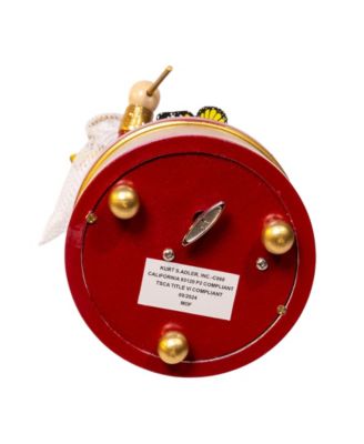 12" Wind-Up Musical Butterfly Catcher Nutcracker